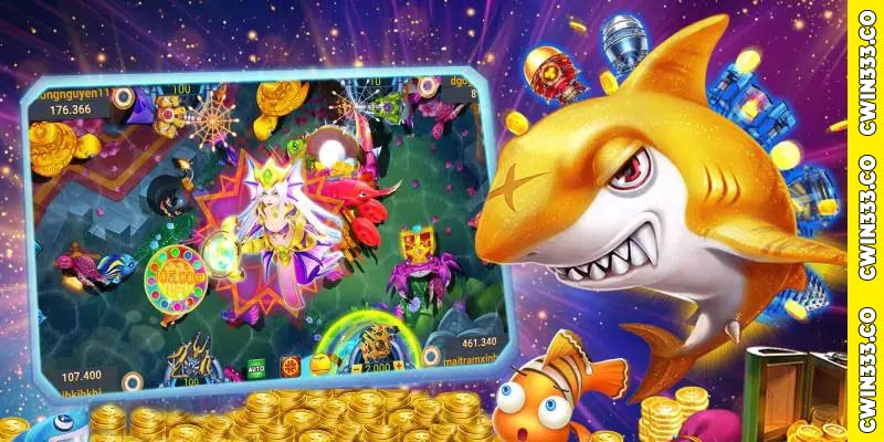Bắn Cá Vàng Đổi Thưởng – Game săn bắn hấp dẫn tại Cwin