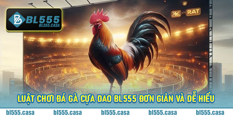Luật chơi đá gà cựa dao Bl555 đơn giản và dễ hiểu