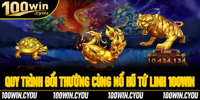Quy trình đổi thưởng cùng nổ hũ tứ linh 100Win